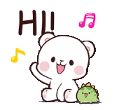 Milk and Matcha greeting each other